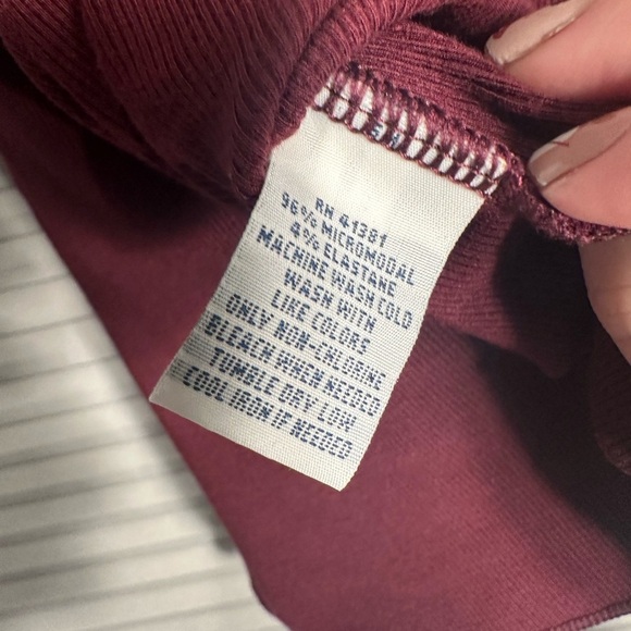 Polo Ralph Lauren maroon ribbed turtleneck soft, thick material J-3 - Picture 10 of 10